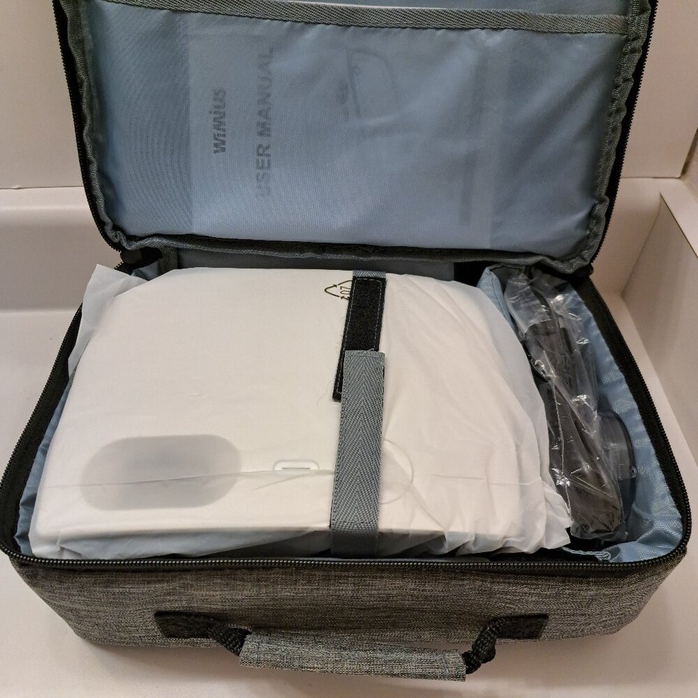 WiMiUS Portable S25 Mini 1080p WiFi Projector With Carry Case